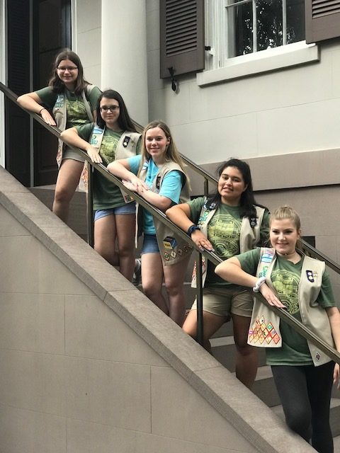 Troop 2073 visited Savannah, Georgia to see where Girl Scouts started!