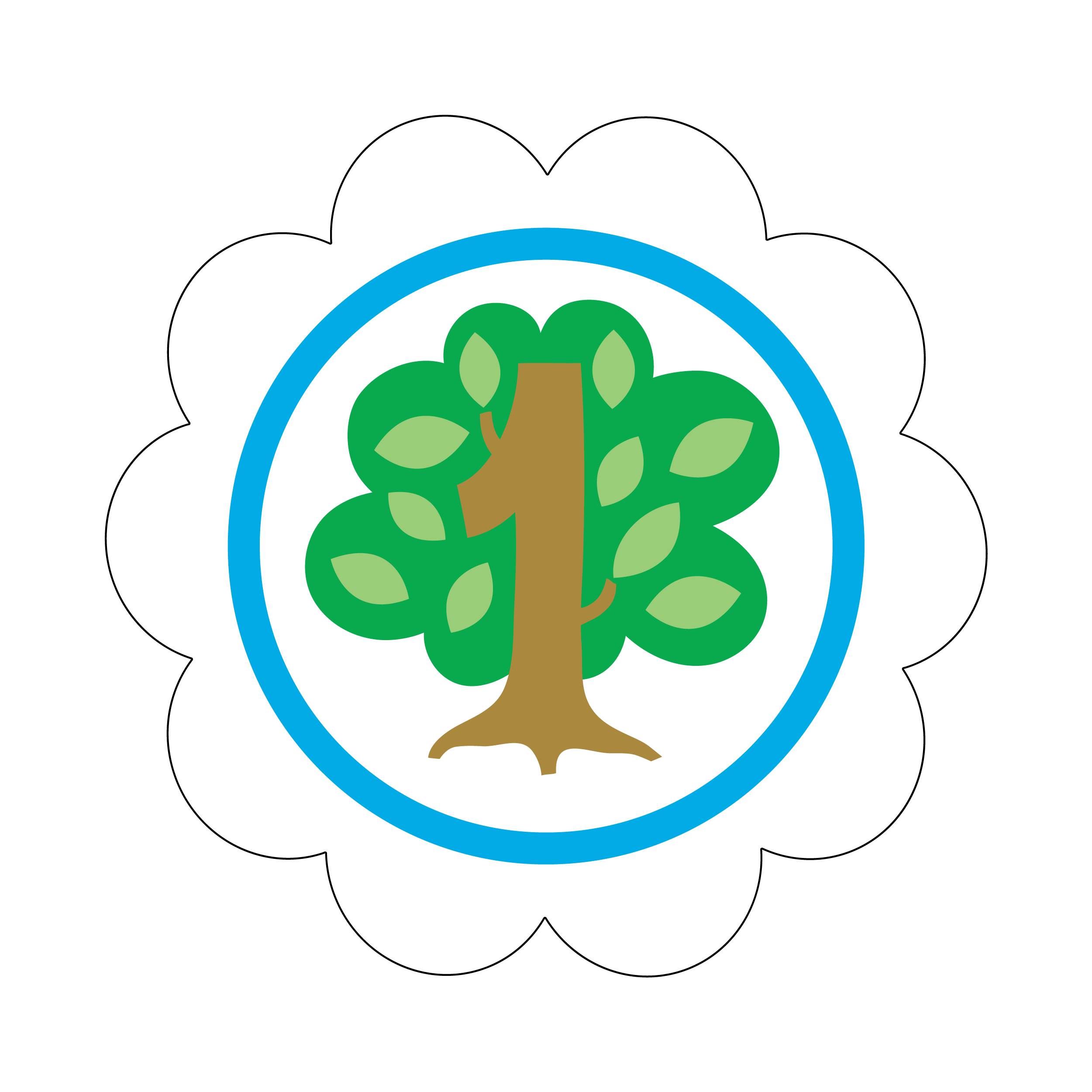 Daisy Shapes With Nature Badge