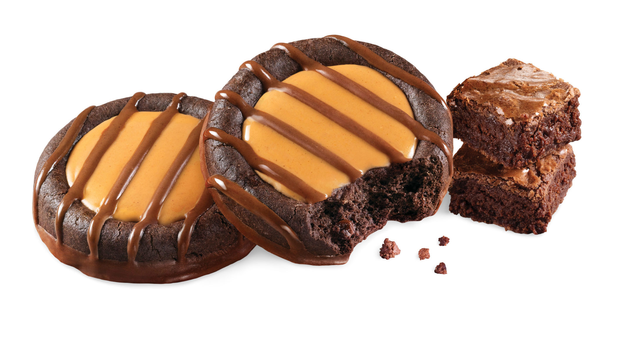 Adventurefuls™ | Indulgent brownie-inspired cookie with caramel-flavored crème and a hint of sea salt