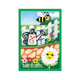 Daisy Journey Badge - Welcome to the Daisy Flower Garden