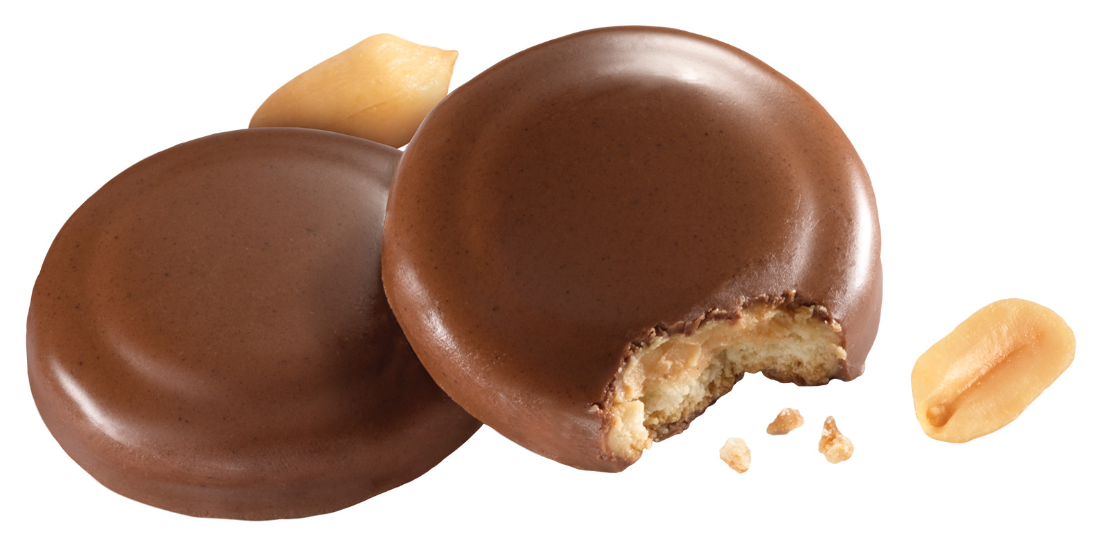 Tagalongs® | Crispy cookies layered with peanut butter and covered with a chocolaty coating